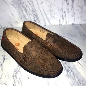 NEW MARC JOSEPH NEW YORK Unisex-Child LeatherCasual Comfort Slip on Moccasin